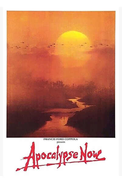 Universal Apocalipsa acum. Film, Film, Afiș vechi, Negru pe negru. Tablou dec...