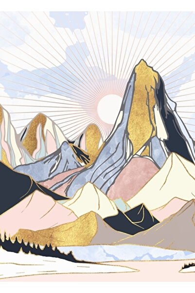 Universal Καλοκαιρινό Πρωινό Σχέδιο Ξύλινη Διακοσμητική Αφίσα