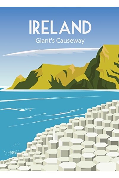 Universal Poster de călătorie The Passage of the Giant of Ireland, tablou dec...