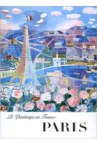 Universal 1966 Raoul Dufy Le Printemps En France - Poster de călătorie Paris,...