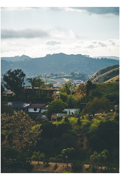 Universal Poster decorativ din lemn Hollywood Hills