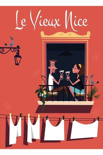 Universal Красив декоративен дървен плакат-картина