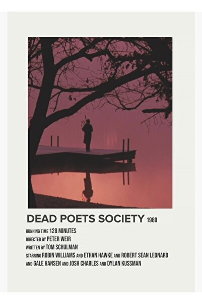 Universal Asociația Poetilor Moarte (1989) Poster decorativ din lemn