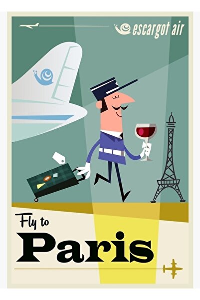 Universal Πετάξτε... Παρίσι Πινακίδα Ταξιδιωτικού Αφίσας Ξύλινη Διακοσμητική ...