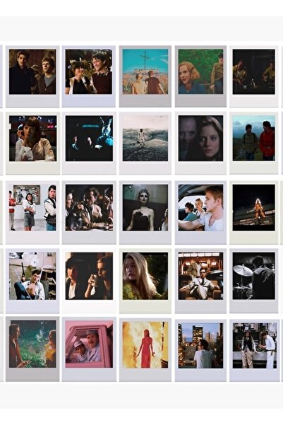 Universal Ikonik Film Polaroidleri Tablo Ahşap Poster Dekoratif