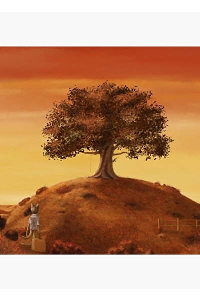 Universal Фантастична картина на г-н Фокс, дървен декоративен плакат