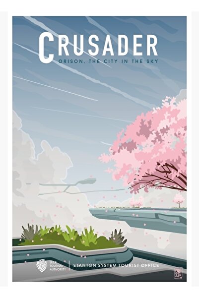 Universal Crusader, Orison platforme - Star Citizen fan art slika, drveni pos...