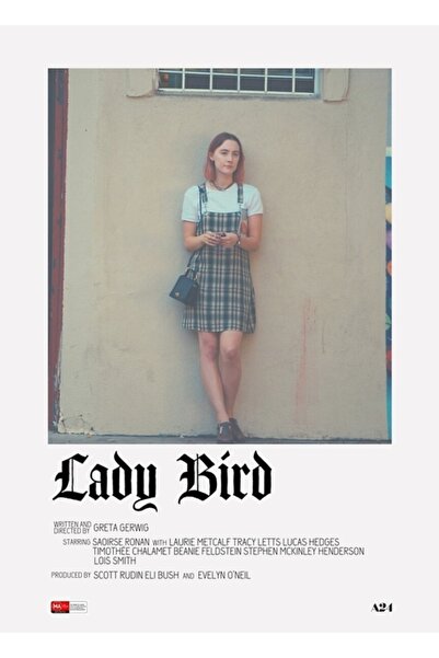 Universal Poster film Lady Bird, tablou decorativ din lemn