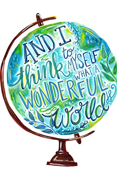 Universal Τυπογραφία Globe Travel Passion - Υπέροχη Ξύλινη Διακοσμητική Αφίσα...