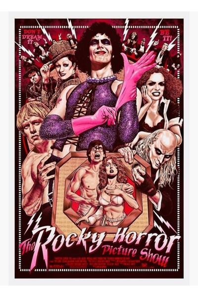 Universal Rocky Horror Resim Gösterisi Tablo Ξύλινη διακοσμητική αφίσα