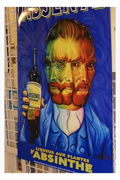 Universal Virtuățile tabloului Absinthe: Poster decorativ din lemn