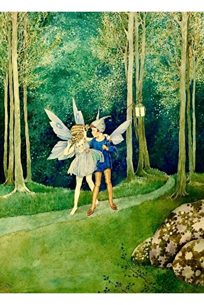 Universal „Walk of the Night” de Ida Rentoul Outhwaite (1920) Tablou decorati...