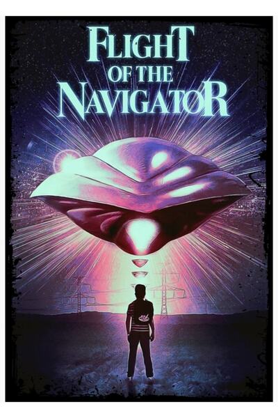 Universal Poster decorativ din lemn cu tabloul „Zborul Navigatorului”