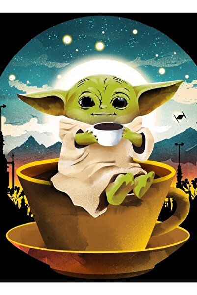 Universal Χρειάζομαι Καφέ Ξύλινη Διακοσμητική Αφίσα Τραπεζιού