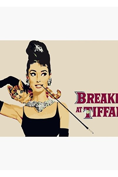 Universal Mic dejun la Tiffany's |   Poster decorativ din lemn Audrey Hepburn