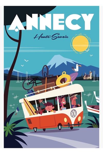 Universal Дървена декоративна постерна дъска Анеси