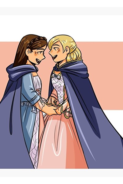 Universal Ερίκα και Αννελίζε Ξύλινη Διακοσμητική Αφίσα Ζωγραφικής