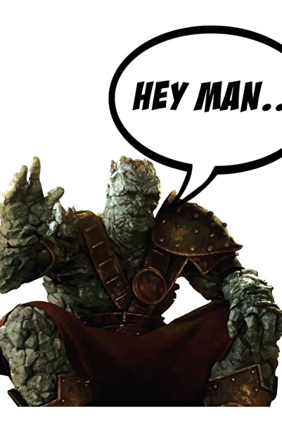 Universal Κοργκ, Γεια σου φίλε... Ξύλινη διακοσμητική αφίσα για το τραπέζι