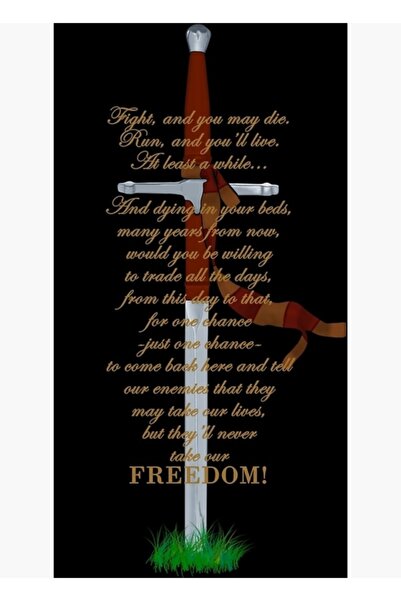 Universal Διακοσμητική Ξύλινη Αφίσα Πίνακας της Ελευθερίας