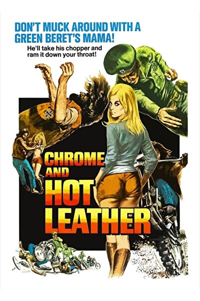 Universal Διακοσμητική ξύλινη αφίσα από χρώμιο και ζεστό δέρμα