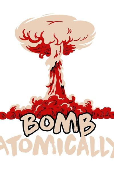Universal Poster decorativ din lemn Bomba Atomic Table