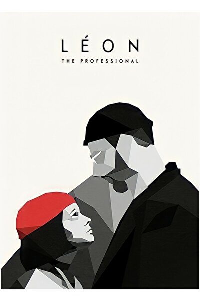 Universal Poster decorativ din lemn cu tabloul Leon The Professional