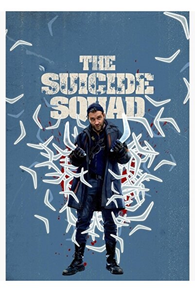 Universal Διακοσμητική ξύλινη αφίσα με θέμα τον καπετάνιο και το μπούμερανγκ