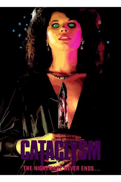 Universal Poster decorativ din lemn Cataclysm Painting