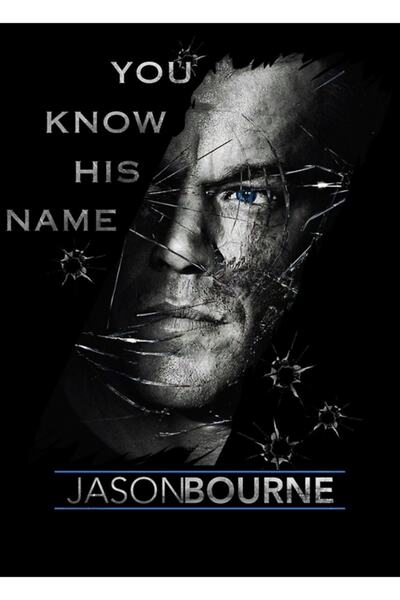 Universal Poster decorativ din lemn Jason Bourne