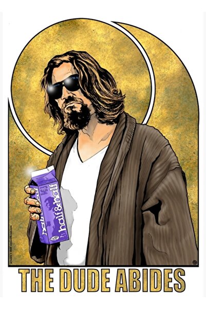 Universal Poster decorativ din lemn The Dude Big Lebowski