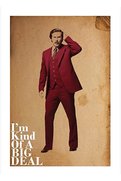 Universal Anchorman Ron Poster decorativ din lemn cu tematică foarte importantă