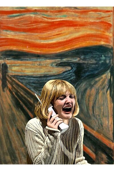 Universal Διακοσμητική ξύλινη αφίσα Casey Scream Tablo