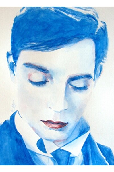 Universal Софт Бъстър Акварелна картина Дървен плакат Декоративен