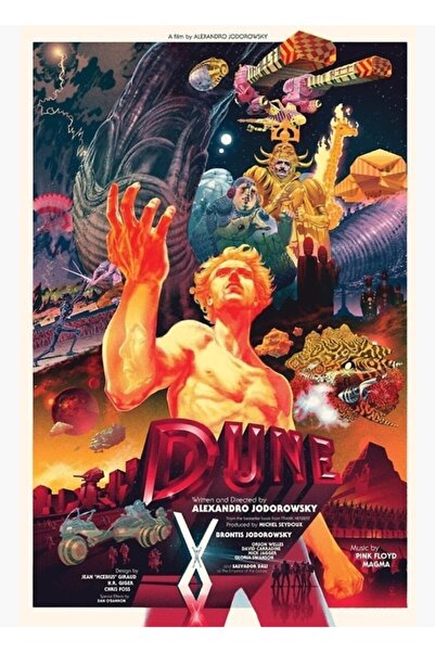 Universal Τέχνη θαυμαστών: Ξύλινη διακοσμητική αφίσα με θέμα το Jodorowsky Kumul