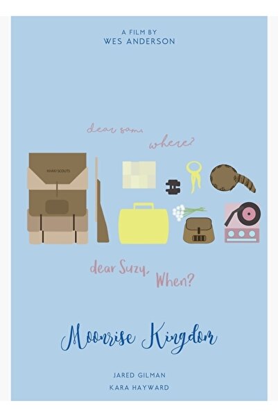 Universal Poster decorativ din lemn „Nașterea Regatului Lunii”