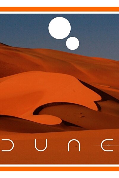 Universal Poster decorativ din lemn Dune 2021