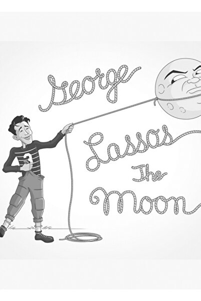 Universal Poster decorativ din lemn cu tablou George Lassos Moon