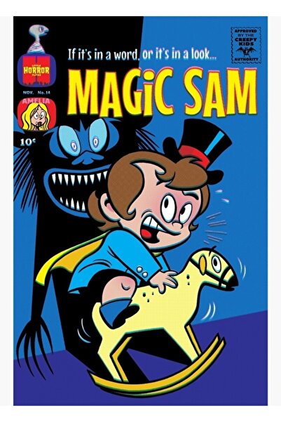 Universal Mișcări mici de groază - Poster decorativ din lemn de la Magic Sam ...