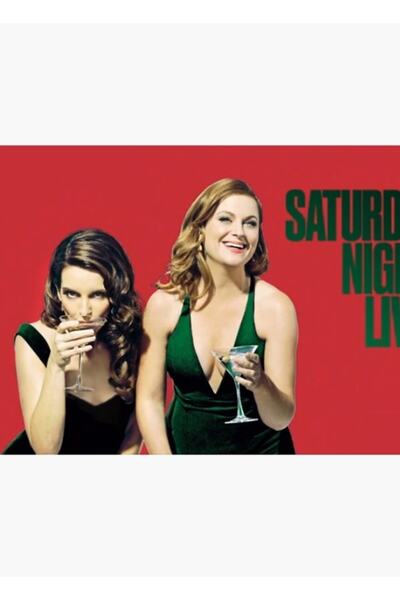Universal Amy And Tina Snl Ξύλινη Διακοσμητική Αφίσα Τραπεζιού