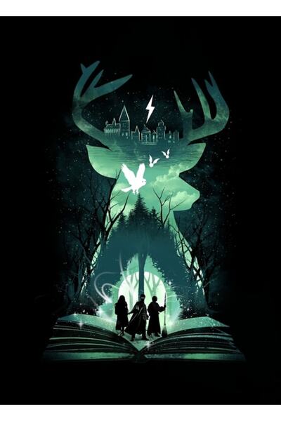 Universal Η μαγεία δεν τελειώνει ποτέ - Ξύλινη διακοσμητική αφίσα για το τραπέζι