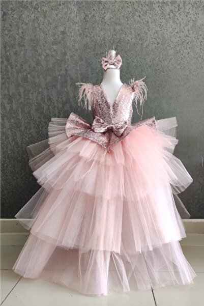 NGS STİL Pudra Peplumlu Elbise