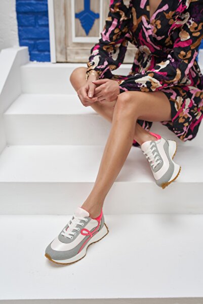 ANGELİNA JONES Γυναικεία παπούτσια με λευκά αθλητικά παπούτσια Fussia Jane