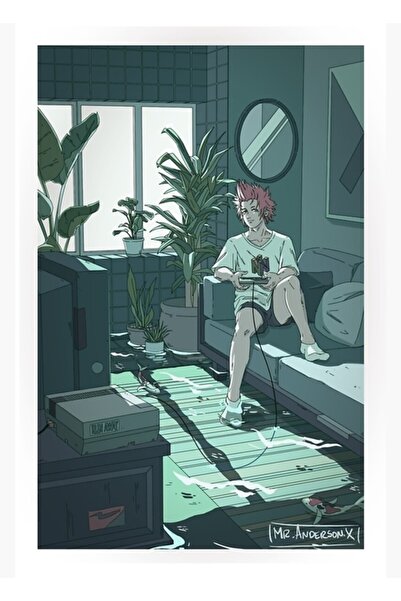 Universal Ρετρό Τραπέζι Βιντεοπαιχνιδιών με Ξύλινη Διακοσμητική Αφίσα