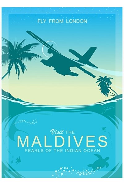 Universal Retro putovanje: Posetite Maldive - Perle Indijskog okeana Slikanje...