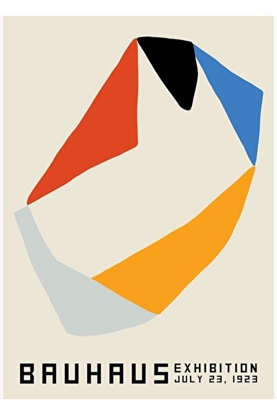 Universal Bauhaus - Poster Retro, Tablou de Artă, Poster din Lemn, Decorativ