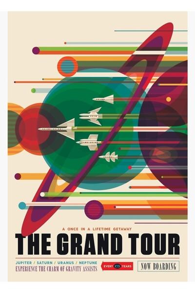 Universal Poster retro NASA pentru călătorii spațiale # 5 Postere din lemn de...