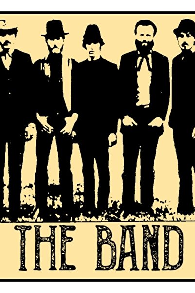 Universal The Band Vintage Retro Ξύλινη Διακοσμητική Αφίσα Συναυλίας