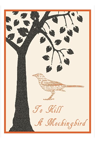 Universal Bülbülü Öldürmek Retro Baskı Tablo Ahşap Poster Dekoratif