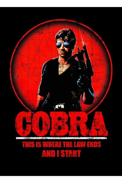 Universal Film Cobra Tablou retro Poster din lemn decorativ
