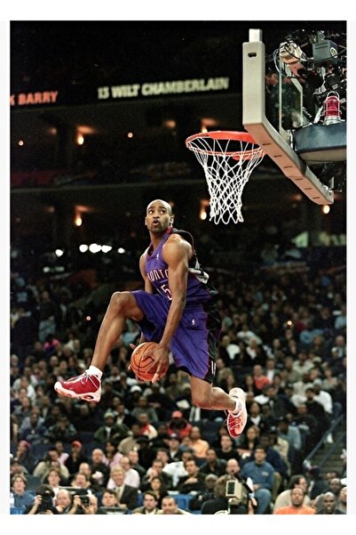 Universal Βινς Κάρτερ Αθλητικός Πίνακας Ζωγραφικής Ξύλινη Αφίσα Διακοσμητική